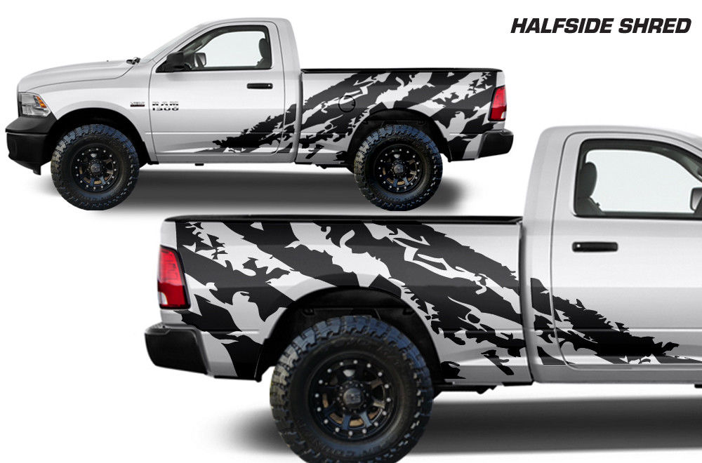 Custom Shredder Body Graphics Decal Kit - Click Image to Close